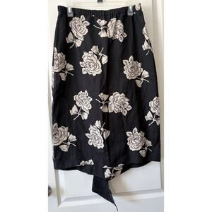 NWT Hope For Flowers Tracy Reese Anthropologie Floral Skirt Bustle Chemise M